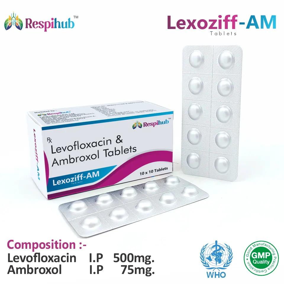 Levofloxacin and Ambroxol tablet PCD pharma franchise
